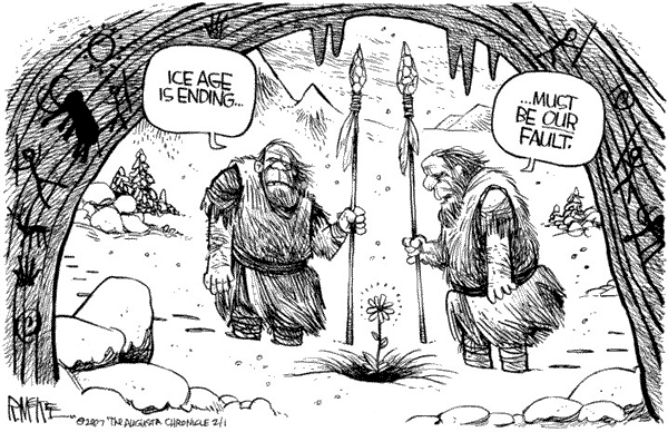 Cavemen global warming