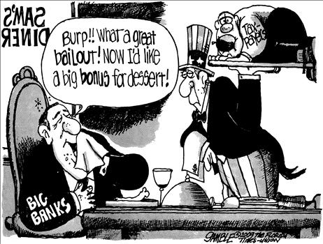 Image result for 2007 banking crime cartoons